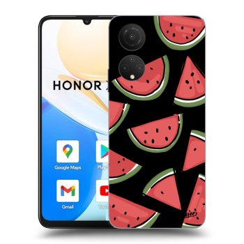 Picasee silikonski črni ovitek za Honor X7 - Melone