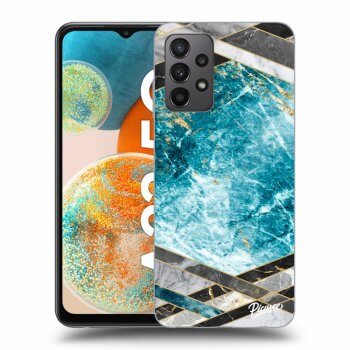 Ovitek za Samsung Galaxy A23 - Blue geometry