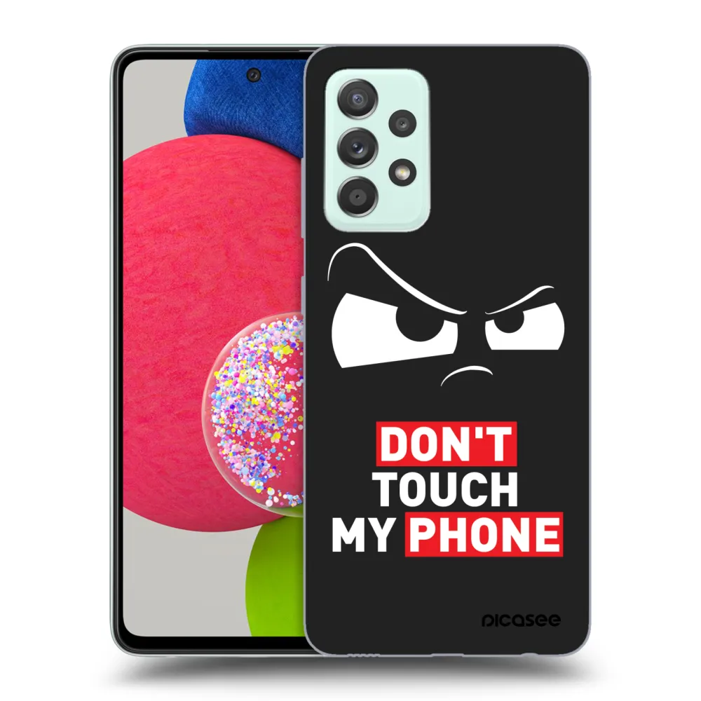 Picasee silikonski črni ovitek za Samsung Galaxy A73 5G - Cloudy Eye - Transparent