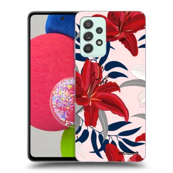 Ovitek za Samsung Galaxy A73 5G - Red Lily