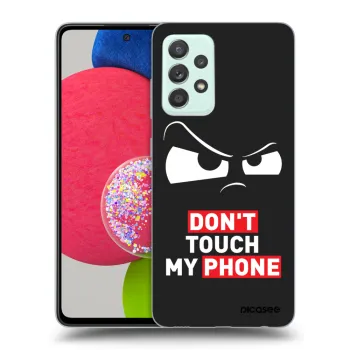 Picasee silikonski črni ovitek za Samsung Galaxy A73 5G - Cloudy Eye - Transparent