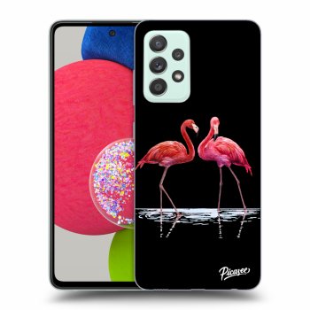 Picasee ULTIMATE CASE za Samsung Galaxy A73 5G - Flamingos couple