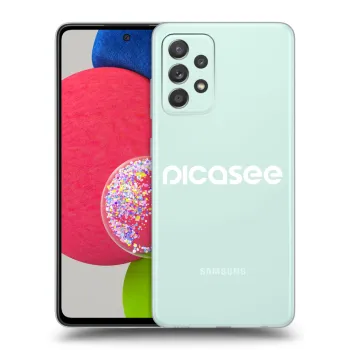 Picasee silikonski prozorni ovitek za Samsung Galaxy A73 5G - Picasee - new logo - white