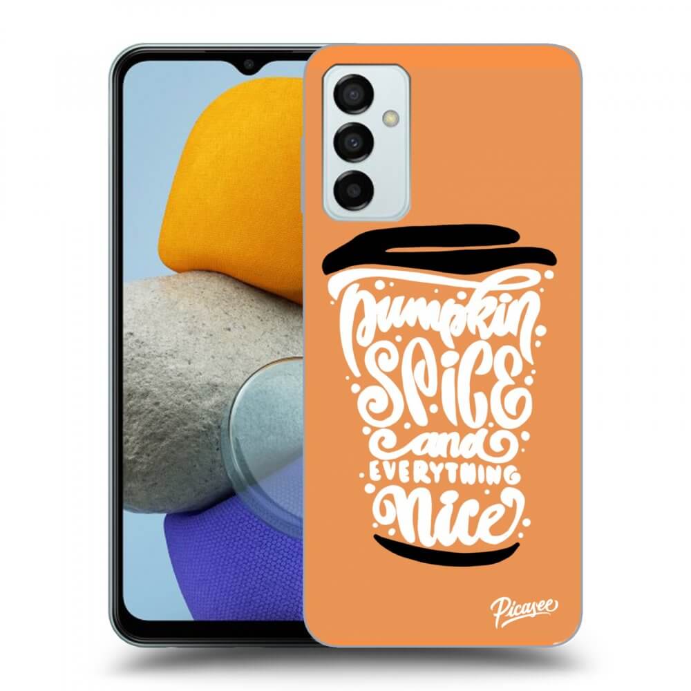 Picasee silikonski črni ovitek za Samsung Galaxy M23 5G - Pumpkin coffee