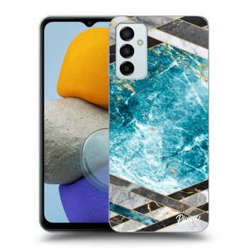 Ovitek za Samsung Galaxy M23 5G - Blue geometry