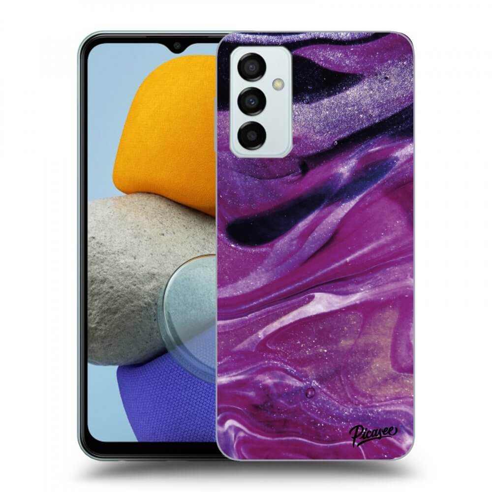 Picasee ULTIMATE CASE za Samsung Galaxy M23 5G - Purple glitter