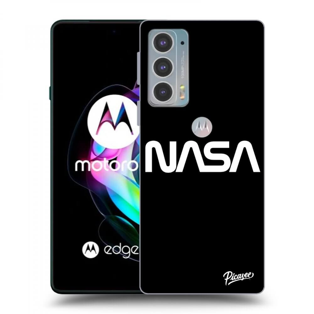 Silikonski črni Ovitek Za Motorola Edge 20 - NASA Basic