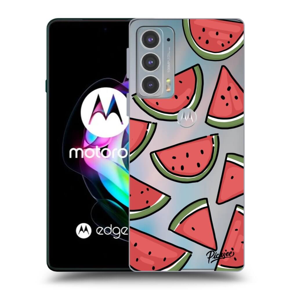 Picasee silikonski prozorni ovitek za Motorola Edge 20 - Melone