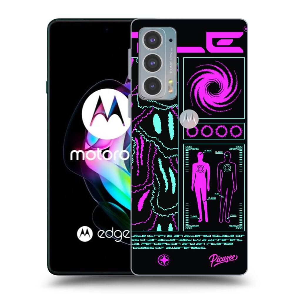 Picasee silikonski črni ovitek za Motorola Edge 20 - HYPE SMILE
