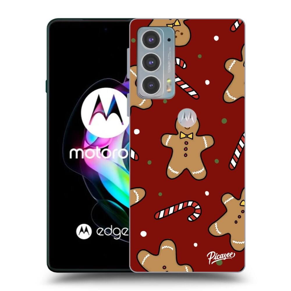 Picasee silikonski črni ovitek za Motorola Edge 20 - Gingerbread 2