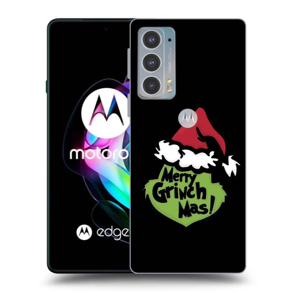 Silikonski črni Ovitek Za Motorola Edge 20 - Grinch 2