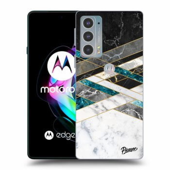 Ovitek za Motorola Edge 20 - Black & White geometry