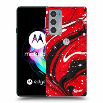 Ovitek za Motorola Edge 20 - Red black