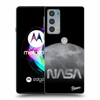 Picasee silikonski črni ovitek za Motorola Edge 20 - Moon Cut