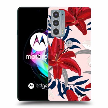 Ovitek za Motorola Edge 20 - Red Lily