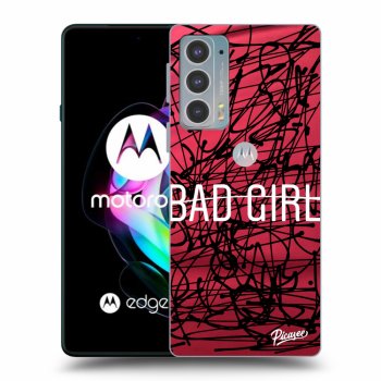 Picasee silikonski prozorni ovitek za Motorola Edge 20 - Bad girl