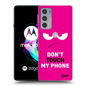 Ovitek za Motorola Edge 20 - Angry Eyes - Pink