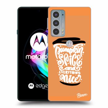 Ovitek za Motorola Edge 20 - Pumpkin coffee