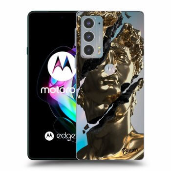 Picasee silikonski prozorni ovitek za Motorola Edge 20 - Golder