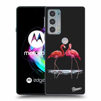 Ovitek za Motorola Edge 20 - Flamingos couple