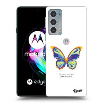 Ovitek za Motorola Edge 20 - Diamanty White