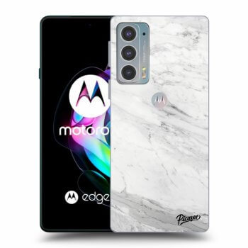 Ovitek za Motorola Edge 20 - White marble