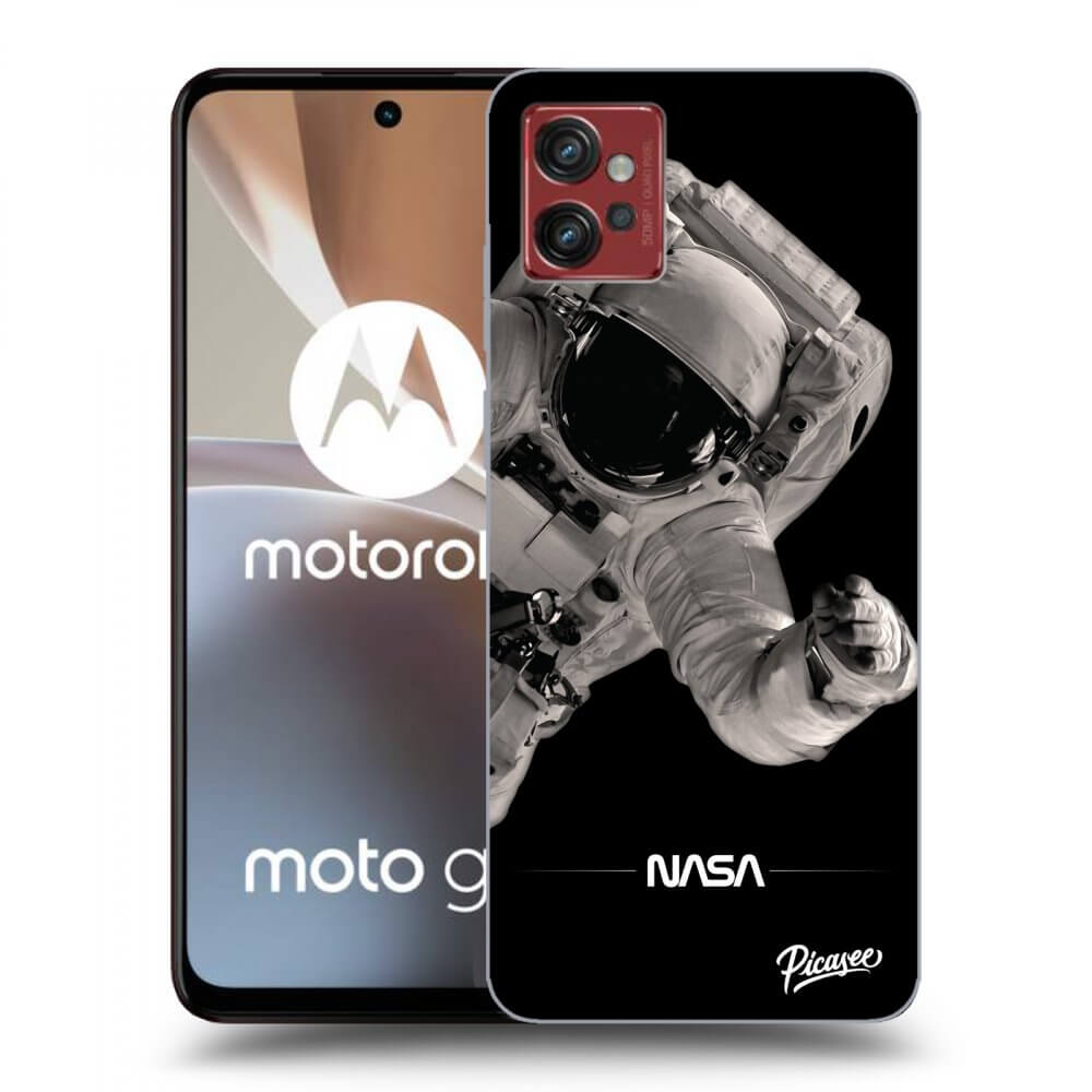 Picasee silikonski prozorni ovitek za Motorola Moto G32 - Astronaut Big