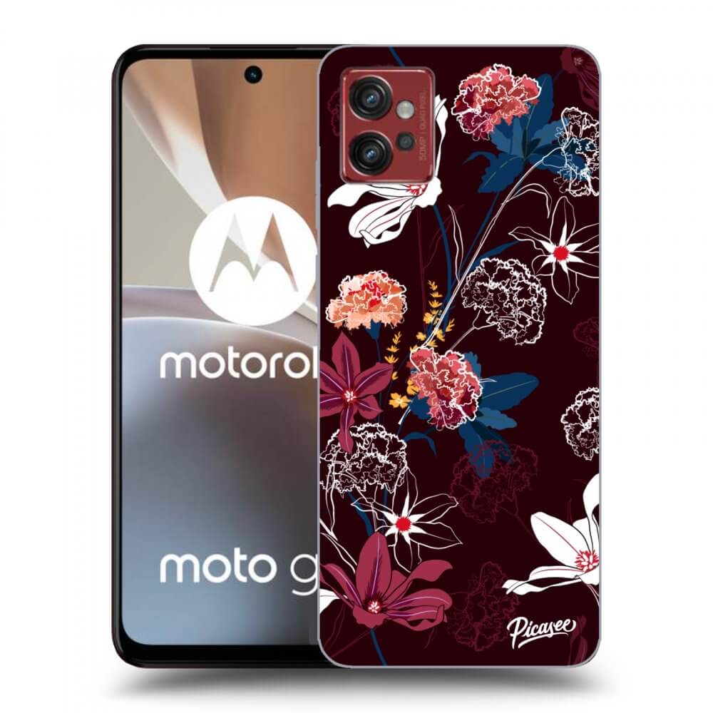 Picasee silikonski prozorni ovitek za Motorola Moto G32 - Dark Meadow