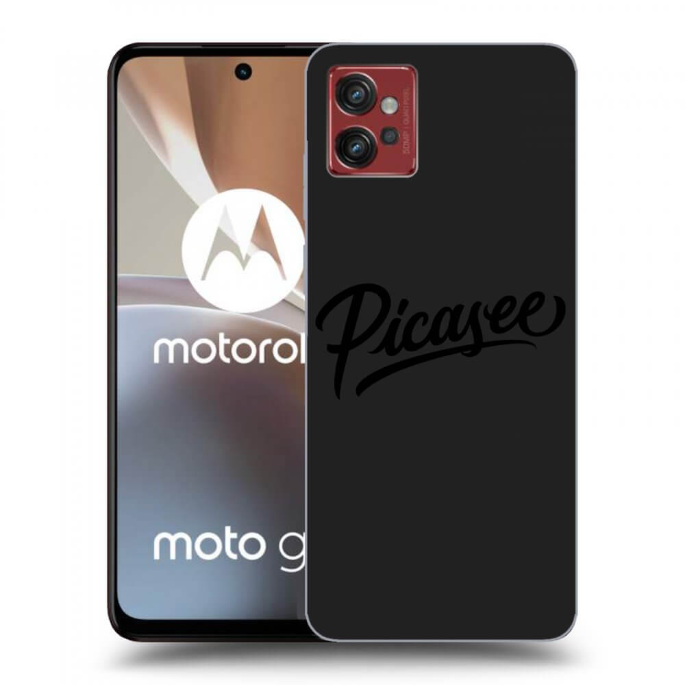 Picasee silikonski črni ovitek za Motorola Moto G32 - Picasee - black