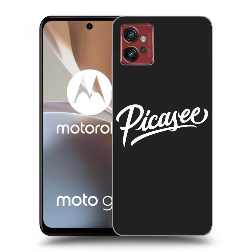 Picasee silikonski črni ovitek za Motorola Moto G32 - Picasee - White