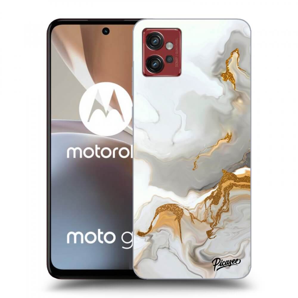 Picasee silikonski črni ovitek za Motorola Moto G32 - Her