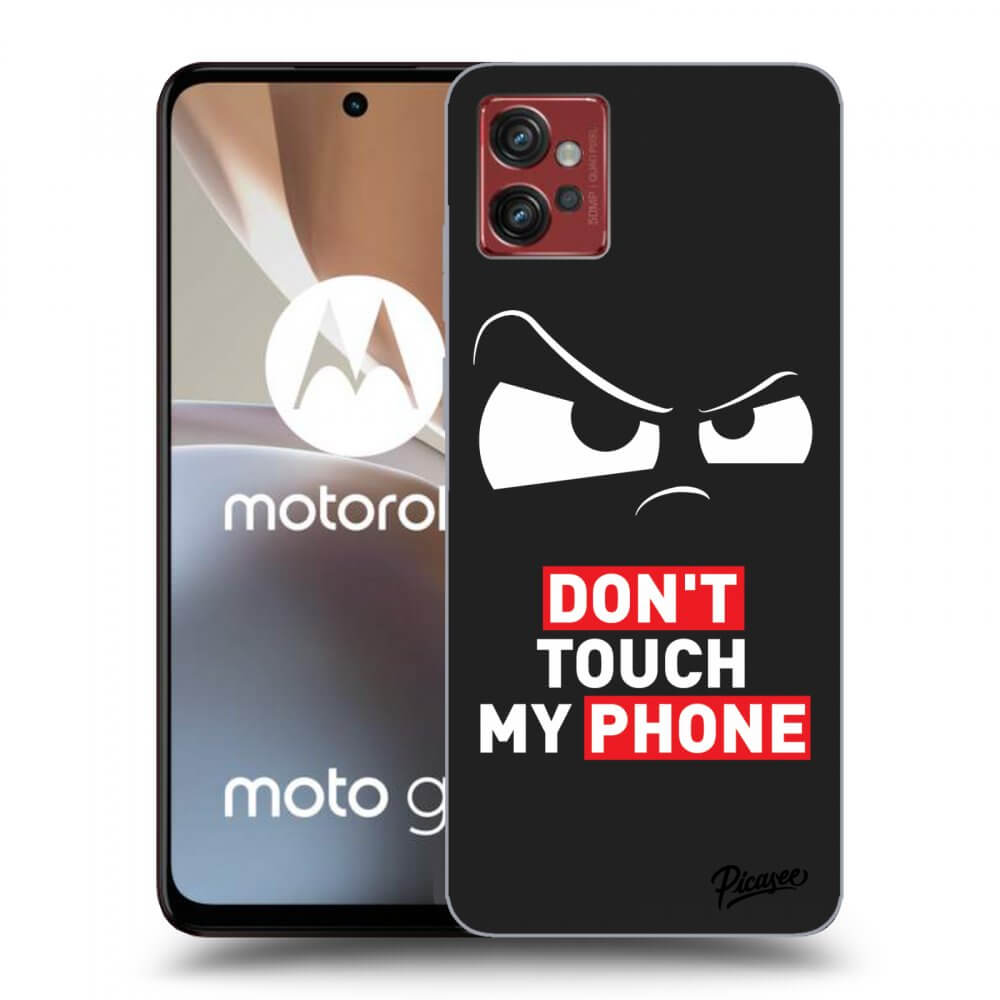 Picasee silikonski črni ovitek za Motorola Moto G32 - Cloudy Eye - Transparent