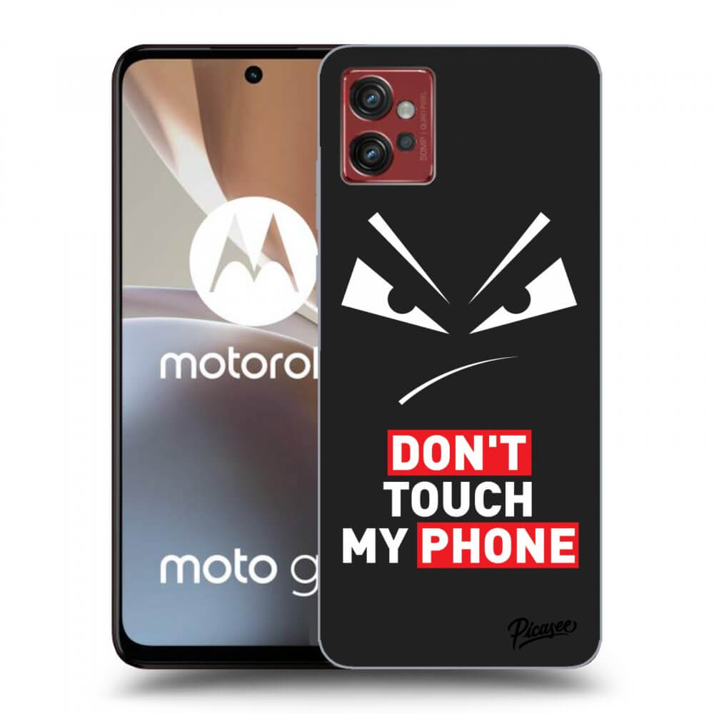 Picasee silikonski črni ovitek za Motorola Moto G32 - Evil Eye - Transparent
