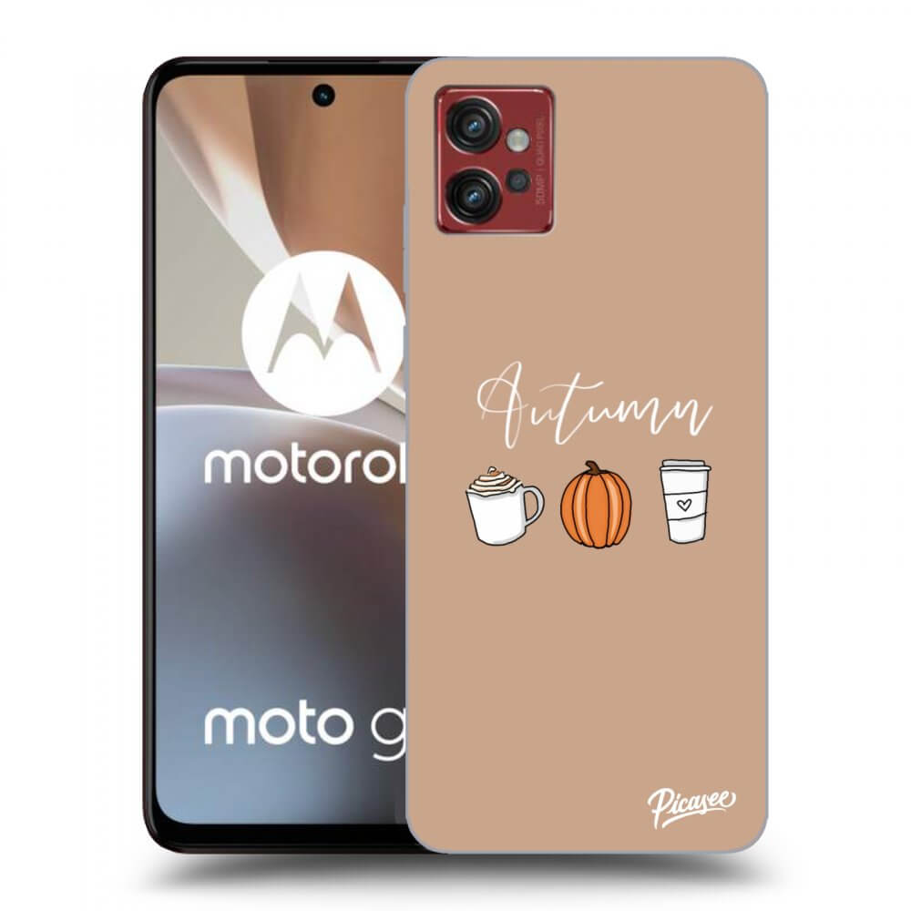 Picasee silikonski črni ovitek za Motorola Moto G32 - Autumn