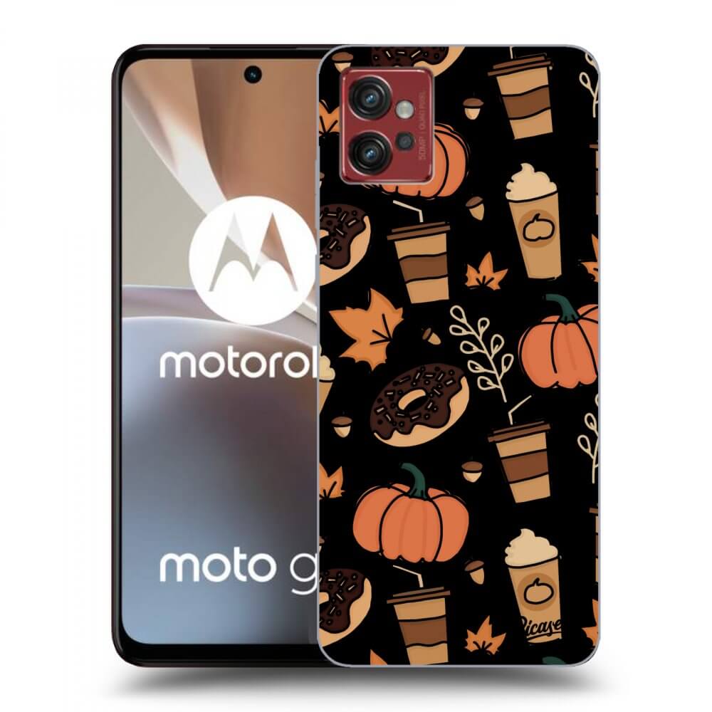 Picasee silikonski črni ovitek za Motorola Moto G32 - Fallovers