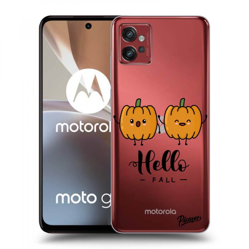 Picasee silikonski prozorni ovitek za Motorola Moto G32 - Hallo Fall
