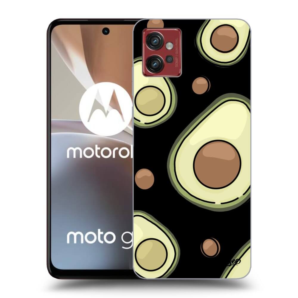 Picasee silikonski črni ovitek za Motorola Moto G32 - Avocado
