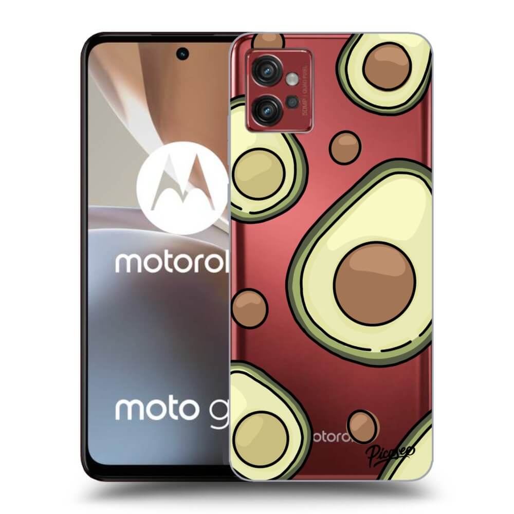 Picasee silikonski prozorni ovitek za Motorola Moto G32 - Avocado