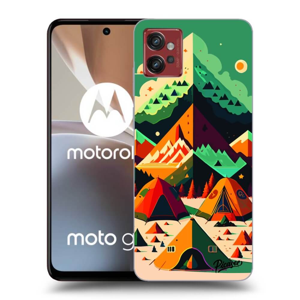 Picasee silikonski črni ovitek za Motorola Moto G32 - Alaska