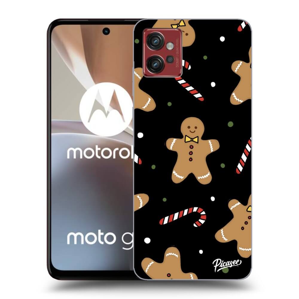 Picasee silikonski črni ovitek za Motorola Moto G32 - Gingerbread