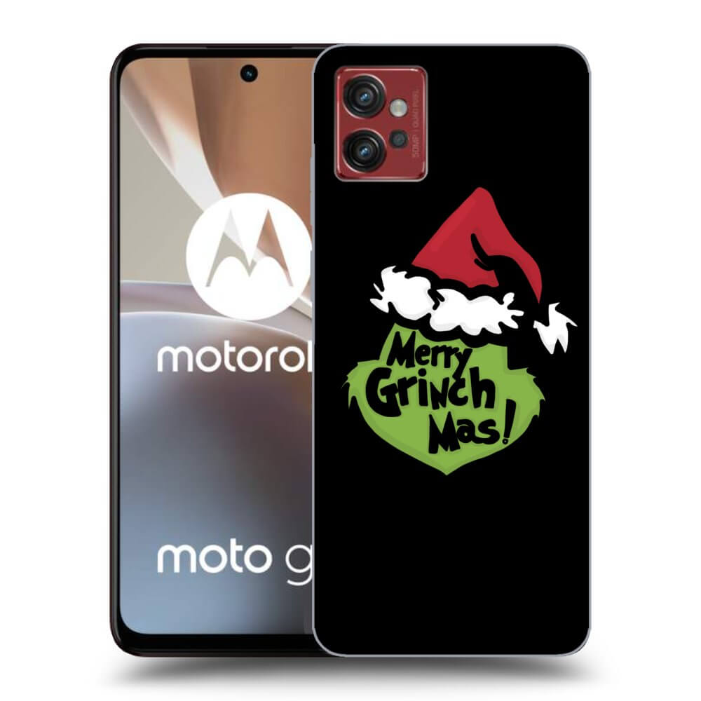Silikonski črni Ovitek Za Motorola Moto G32 - Grinch 2