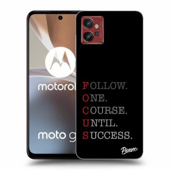 Picasee silikonski črni ovitek za Motorola Moto G32 - Focus