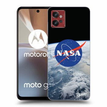 Picasee silikonski črni ovitek za Motorola Moto G32 - Nasa Earth