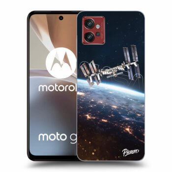 Picasee silikonski črni ovitek za Motorola Moto G32 - Station