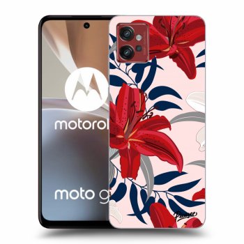 Ovitek za Motorola Moto G32 - Red Lily