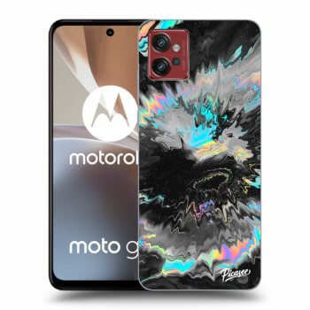 Picasee silikonski črni ovitek za Motorola Moto G32 - Magnetic