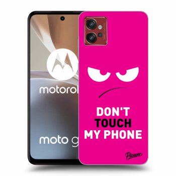 Ovitek za Motorola Moto G32 - Angry Eyes - Pink