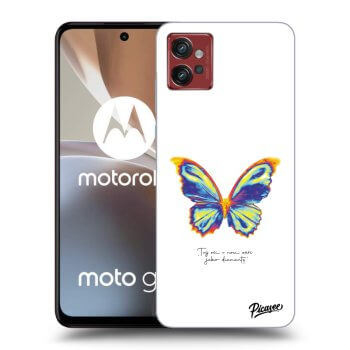 Ovitek za Motorola Moto G32 - Diamanty White