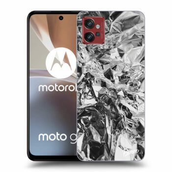 Picasee silikonski črni ovitek za Motorola Moto G32 - Chrome