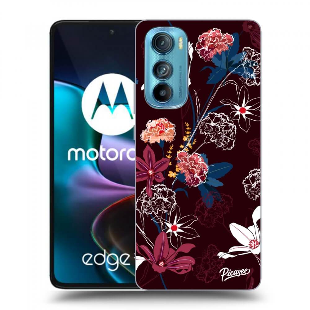 Picasee silikonski prozorni ovitek za Motorola Edge 30 - Dark Meadow